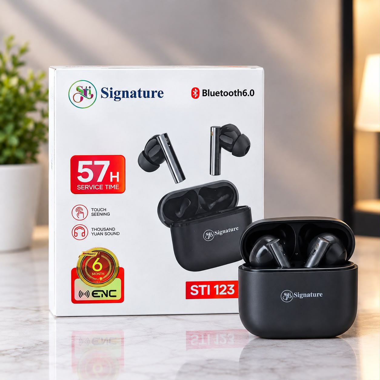 Signature STI 123 — Premium TWS Earbuds